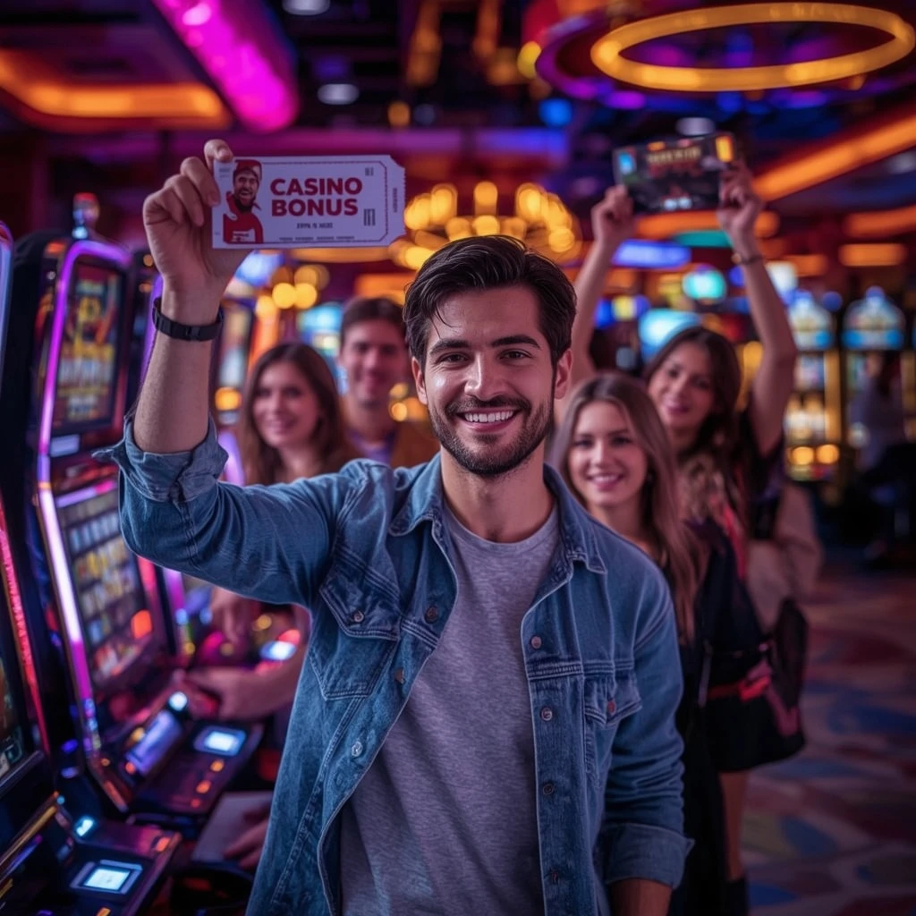 una persona con un bonus BETIUM CASINO