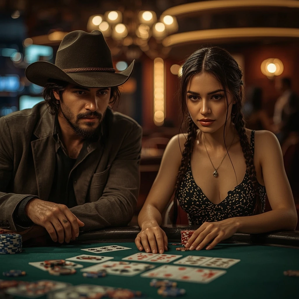 foto di due giocatori di poker Betium Casino