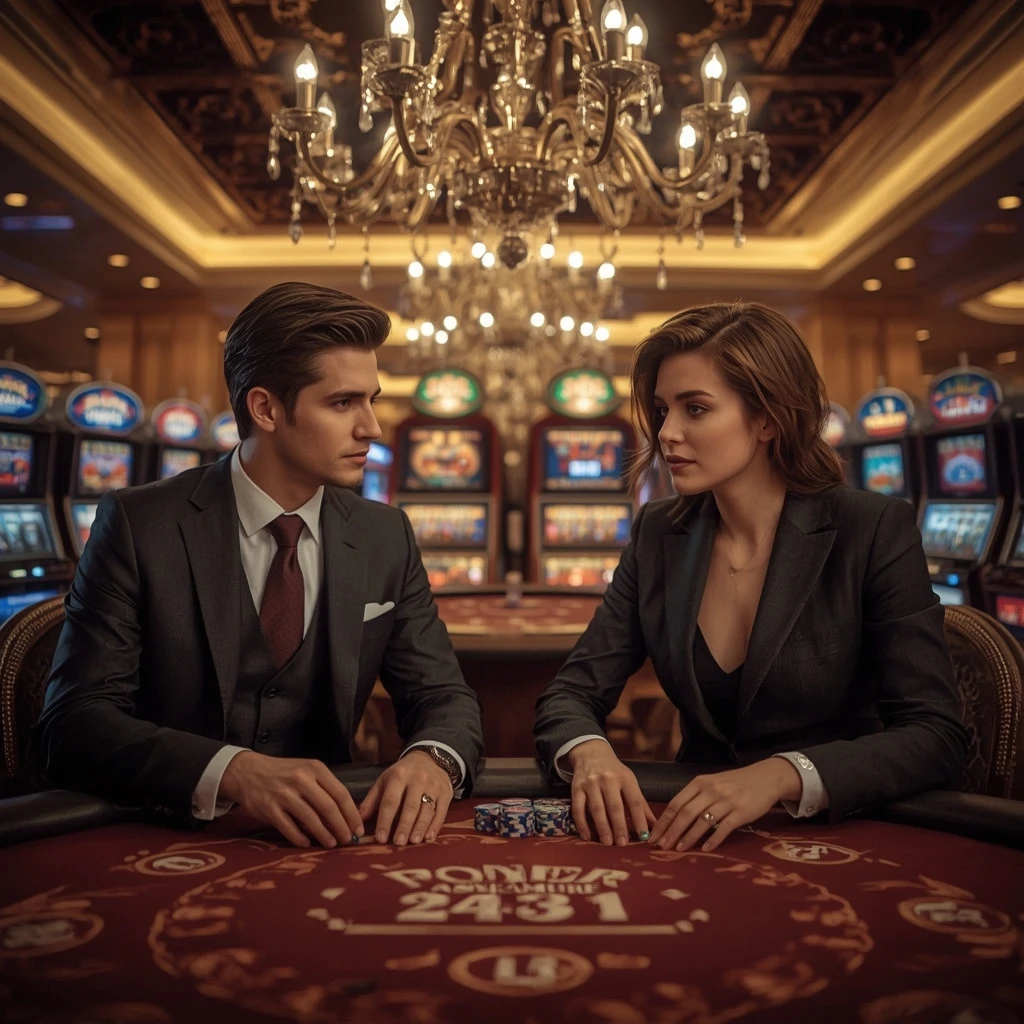 Due giocatori di poker al BETIUM CASINO